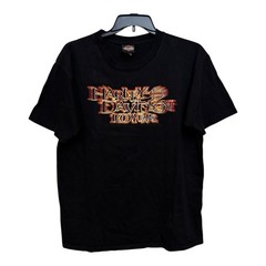 Harley Davidson XL 100 Years T-shirt Prague Czech Republic 100% Cotton USA Made