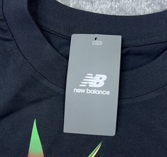 NEW BALANCE Coqui Frog Graphic T-Shirt Black Crewneck Logo Men’s Size Large NWT