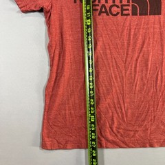 The North Face Half Dome T Shirt Men Medium Heathered Red Straight Hem Crew Neck