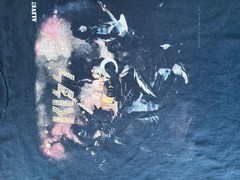 KISS Alive! Live Album Graphic Print Black Band T-Shirt XXL
