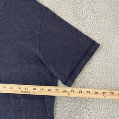 Public Rec Shirt Mens Medium Blue V-Neck Pima Cotton Gym Everyday Soft Tee Top
