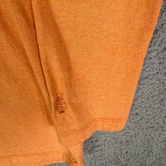 Coolibar Men’s Morada Everyday Long Sleeve Shirt Size Large Orange Sun UPF 50+