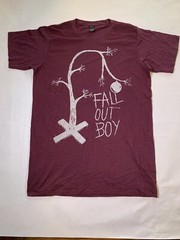 Fall Out Boy Band Concert Maroon Graphic T Shirt Sz S