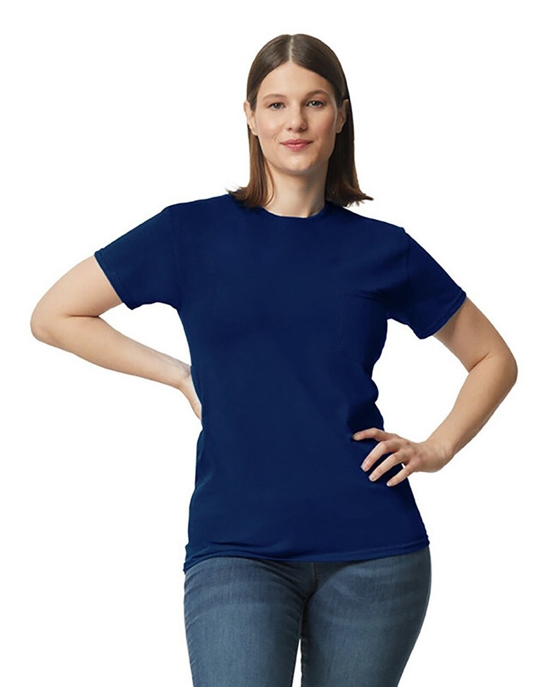 GD202 Gildan 5300 Heavy Cotton Adult T-Shirt with Pocket Pack Of 5