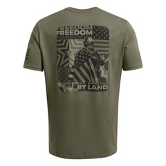 Under Armour 1386739 Men’s UA Freedom By Land Graphic Tee Short Sleeve T-Shirt