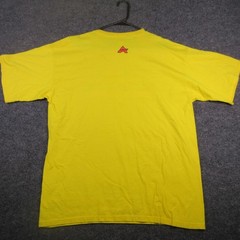 Y2K Avirex Shirt Mens XL Yellow All American System USA Flag Graphic T Shirt