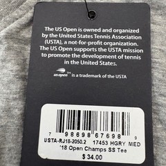 NWT Red Jacket US Open 50 Years 2018 Tennis Champions Graphic Tee Medium
