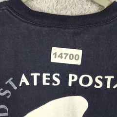 Vintage United States Postal Service Shirt Mens 2XL Blue Eagle Logo Graphic Y2k