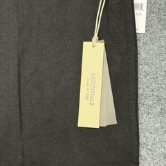 Fear of God Essentials T-Shirt Black Boxy Logo Graphic Tee Mens