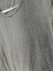 Lululemon Love Crew Short Sleeve T-Shirt in Black and White Stripe
