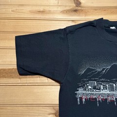 Vintage 1995 Reno Nevada Skyline City Mountains Graphic Souvenir T-Shirt Medium