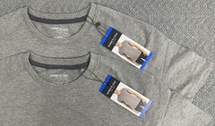 Kenneth Cole Men’s Lot of 2 Gray SLIM FIT Tees Medium OR Large NWT