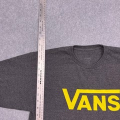 Vans T-Shirt Men’s Medium Tight Collar Gray Short Sleeve Crew Neck