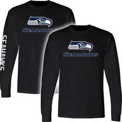 Seahawks Long Sleeve T-Shirt Seattle Football Sea GSS01