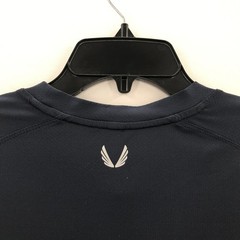 ASRV Shirt Mens Large L Navy Blue Aerosilver DSG-0660 Crew Short Sleeve Tee Men