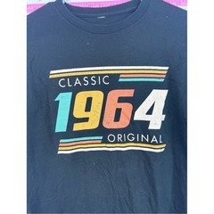 Tshirt Classic 1964 Original Graphic Tee – Black