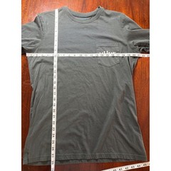 KUHL Mens Wildfibre Organic Cotton T-Shirt M Grey Born In The Mountains Pocket