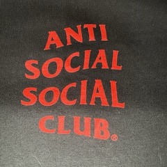 Anti Social Social Club Koi Pisces Black Tee ASSC DS Brand New Medium