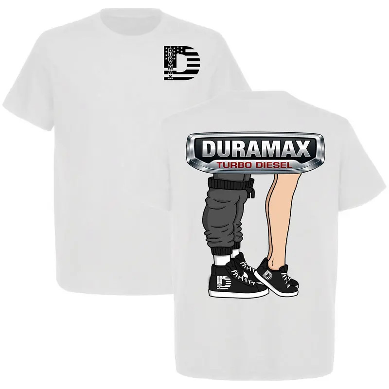 Duramax Turbo Diesel Graphic T-Shirt Funny Couple Legs Chevy Truck Fan Tee