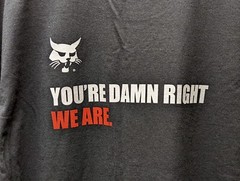Official Bobcat “We Are Bobcat” Black T-shirt – S, M, L, XL, 2X & 3X