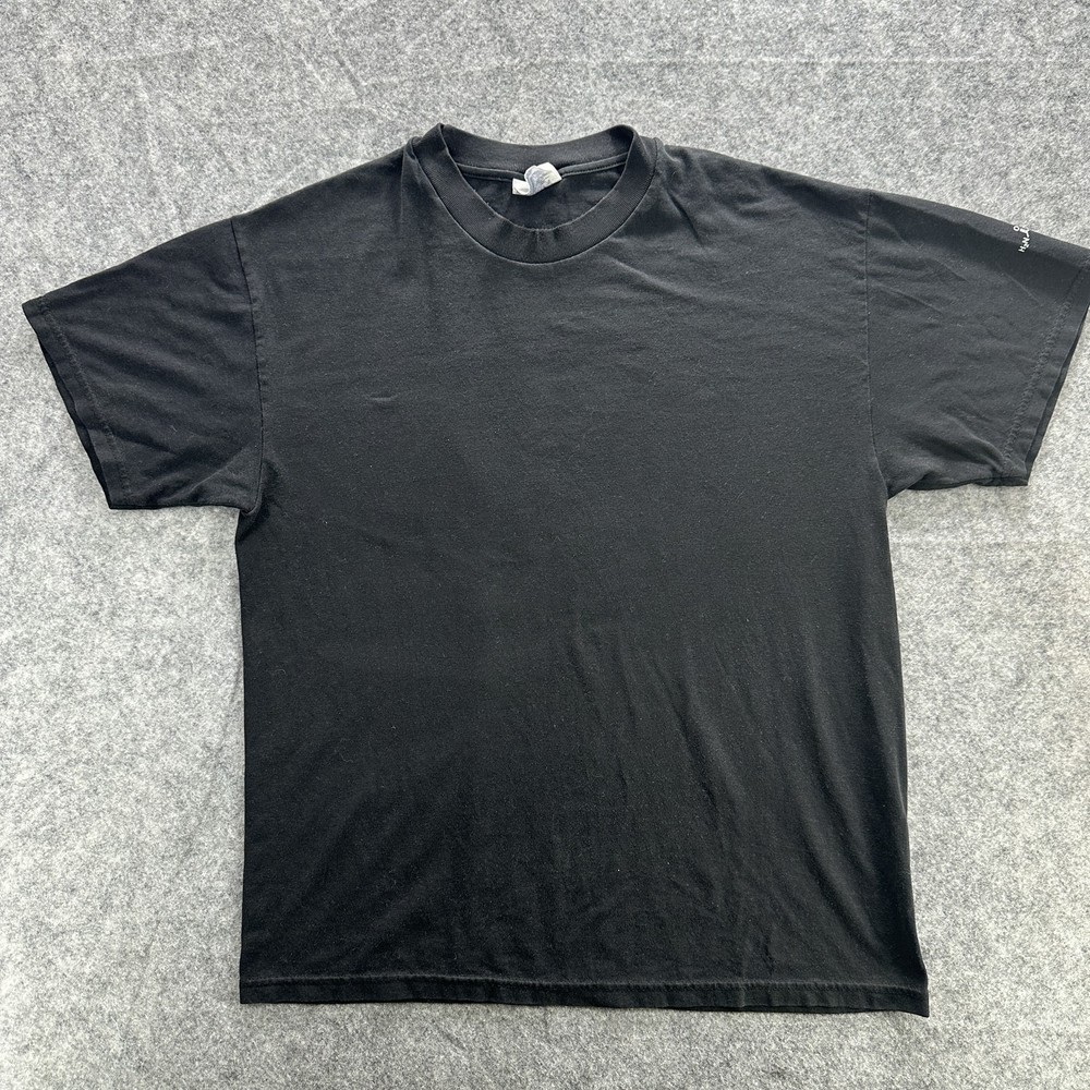 Port and Company Shirt Mens Large Black Practice Safe Synthesis Science Tee
