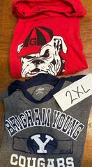 Lot Of 29 Piece Assorted Sports Team Shirts Sweatshirts Modern NCAA NFL NBA NHL