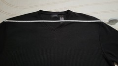 Claiborne Mens Short Sleeve Stretch Shirt Black Top Size XXL Basic Casual