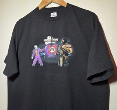VTG Mortal Kombat vs DC Universe Tee Joker Scorpion Game Promo FACTORY FLAW Sz L