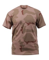 Rothco Men’s Camo T-Shirt – Tri-Color Desert