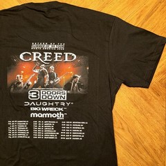 CREED Summer Of 99’ Tour TShirt 2025 Merch Size XL Black Double Sided