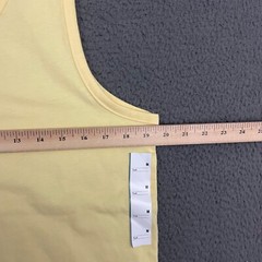 Goodfellow & Co Tank Top Mens Medium Yellow Sleeveless Casual Outdoor Dad Beach