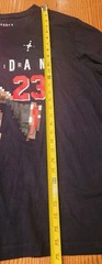 AIR JORDAN Black Long Sleeve Digital Pixels Of MJ In Air T-Shirt Size XXL#23