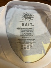 NEW Bait X Batman Men’s Large T Shirt Adam West DC Comics Art Modern White