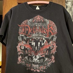 Dethklok Metalocalypse 2009 TV Promo Band World Tour Black T-Size Men’s Large