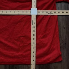 Scottsdale Images Red Native American Applique Handpainted Graphic T-Shirt Mens
