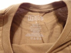 Adult Unisex Brown Small M&M’s Face T-Shirt