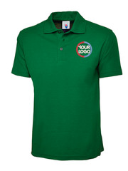 Custom Embroidered Polo Shirt Uneek UC101 Personalised Workwear Poloshirt T