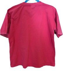 Oneway Kenya Red T-Shirt S/M David Sheldrick Wildlife Elephant Some Fading