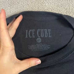 Y2K Ice Cube T Shirt Black 2XL Hip Hop Rap Music size XXL OG Gangsta