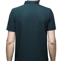 New Summer Mesh Ice Silk Short-sleeved T-shirt Men’s Ice Silk Short Sleeve Shirt