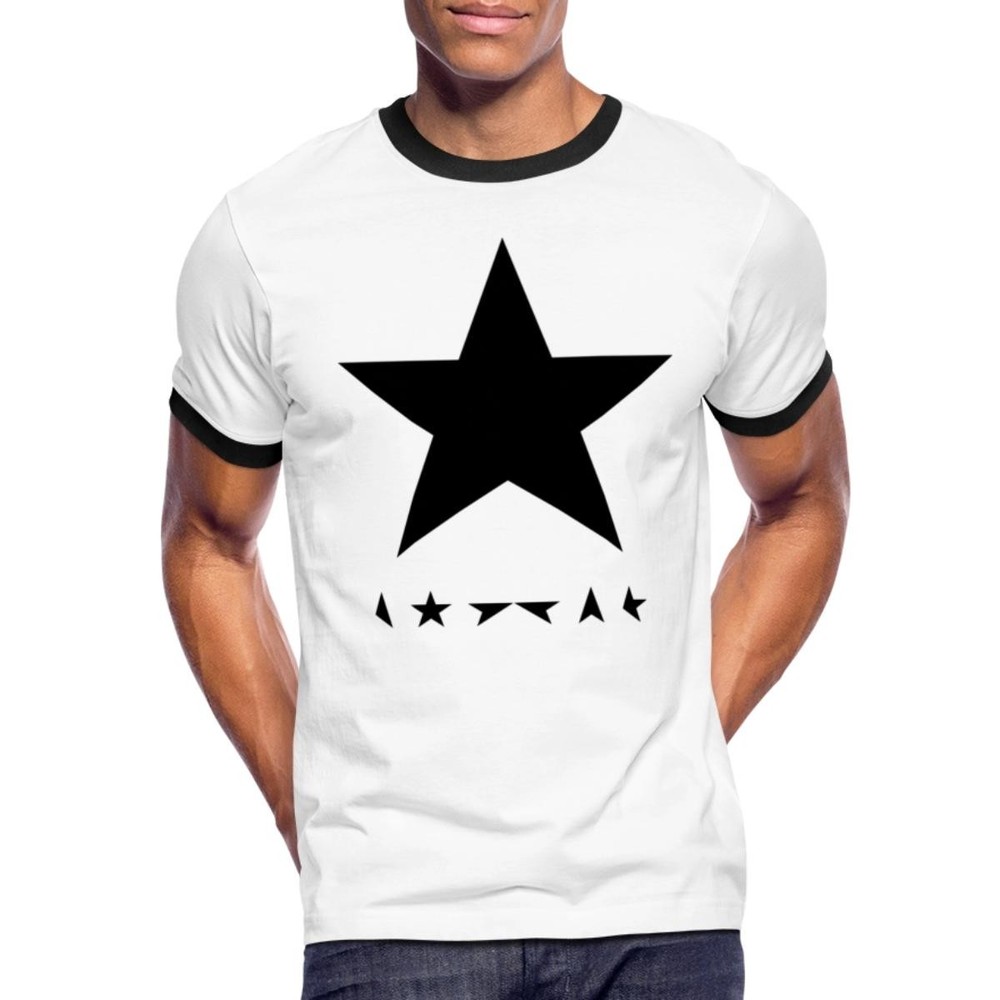 David Bowie Blackstar Men’s Ringer T-Shirt