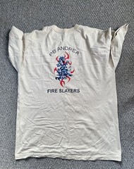 Patrol Base Andrea Slayers Iraq GWOT Vet OIF FireFighter T Shirt Army Veteran