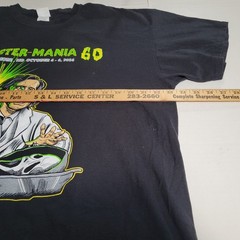 Monster Mania 60 Horror Convention T Shirt 2024 Baltimore MD Black 2XL