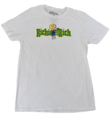Richie Rich Mens Holding Bag Of Money White Shirt New S, M, L, XL