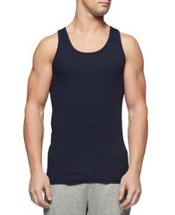 Tommy Hilfiger 2 Pack Cotton Classic A-Shirt Tank- L Black