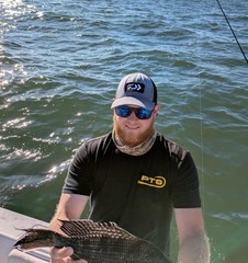 Precision Tackle Solutions LOGO T-Shirt PTS Black & Gold