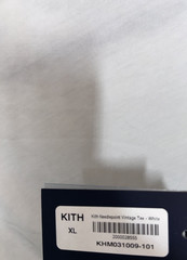 Kith Needlepoint Vintage Logo Tee White T-Shirt Men’s Size XL {NEW Other}
