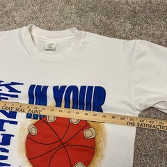 Vintage Kentucky Wildcats UK Basketball IN YOUR FACE Tshirt Men Large USA Made