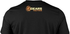 Gears of War Tactics Skull Tee by Luke Preece – Black Gamer Shirt