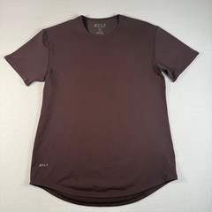 BYLT Premium Basics LUX T-Shirt Mens Large Brown Cotton Blend Minimalist Workout